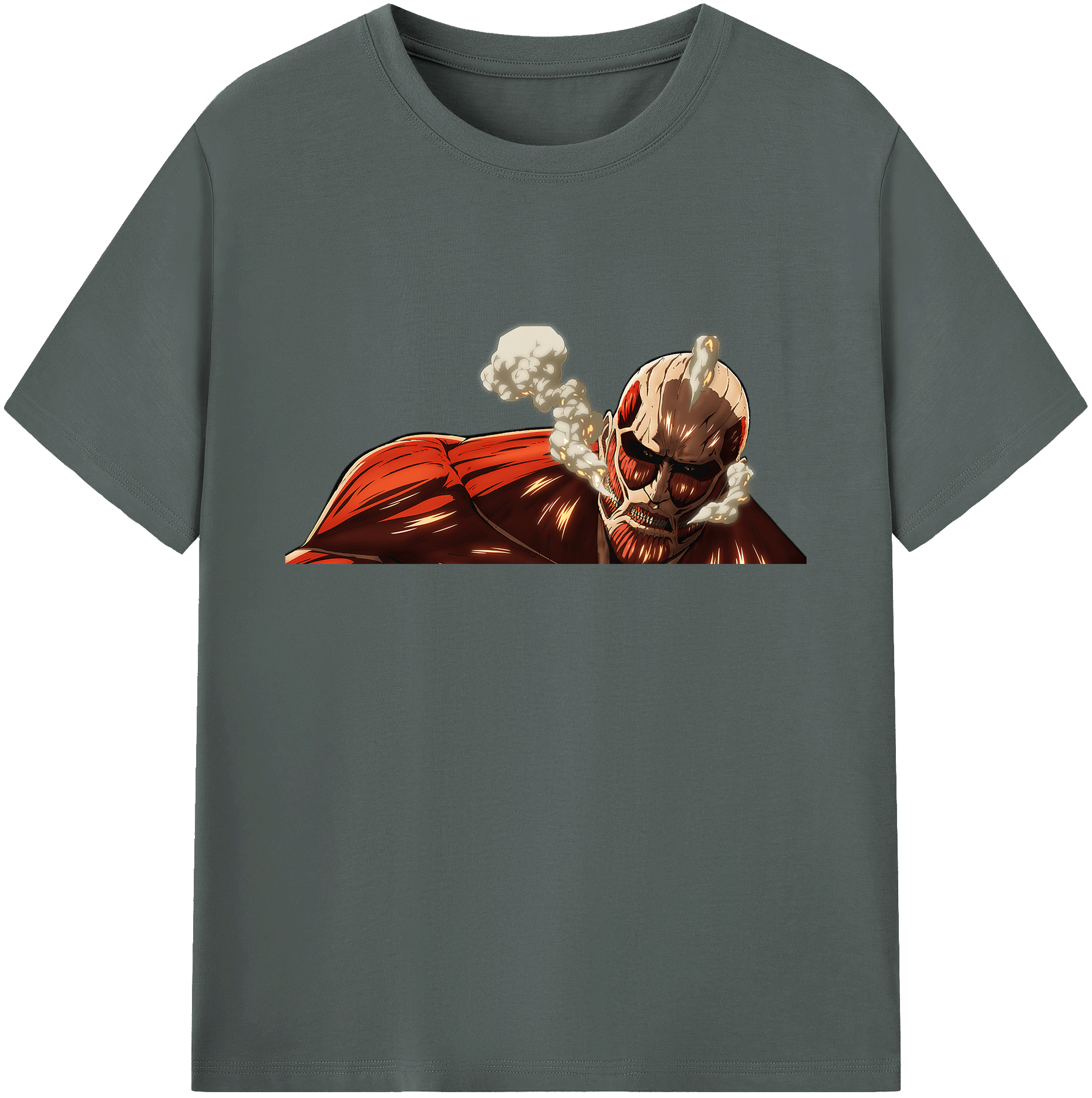 （画像用） 進撃の巨人 Attack on Titan 綿100％ メンズ半袖Tシャツ｜肌触りやわらか＆通気性